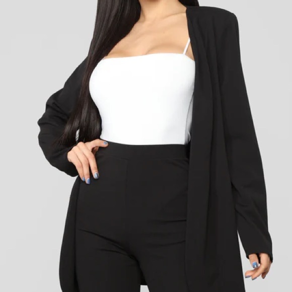 Fashion Nova Elegant Black Blazer - Picture 2 of 11